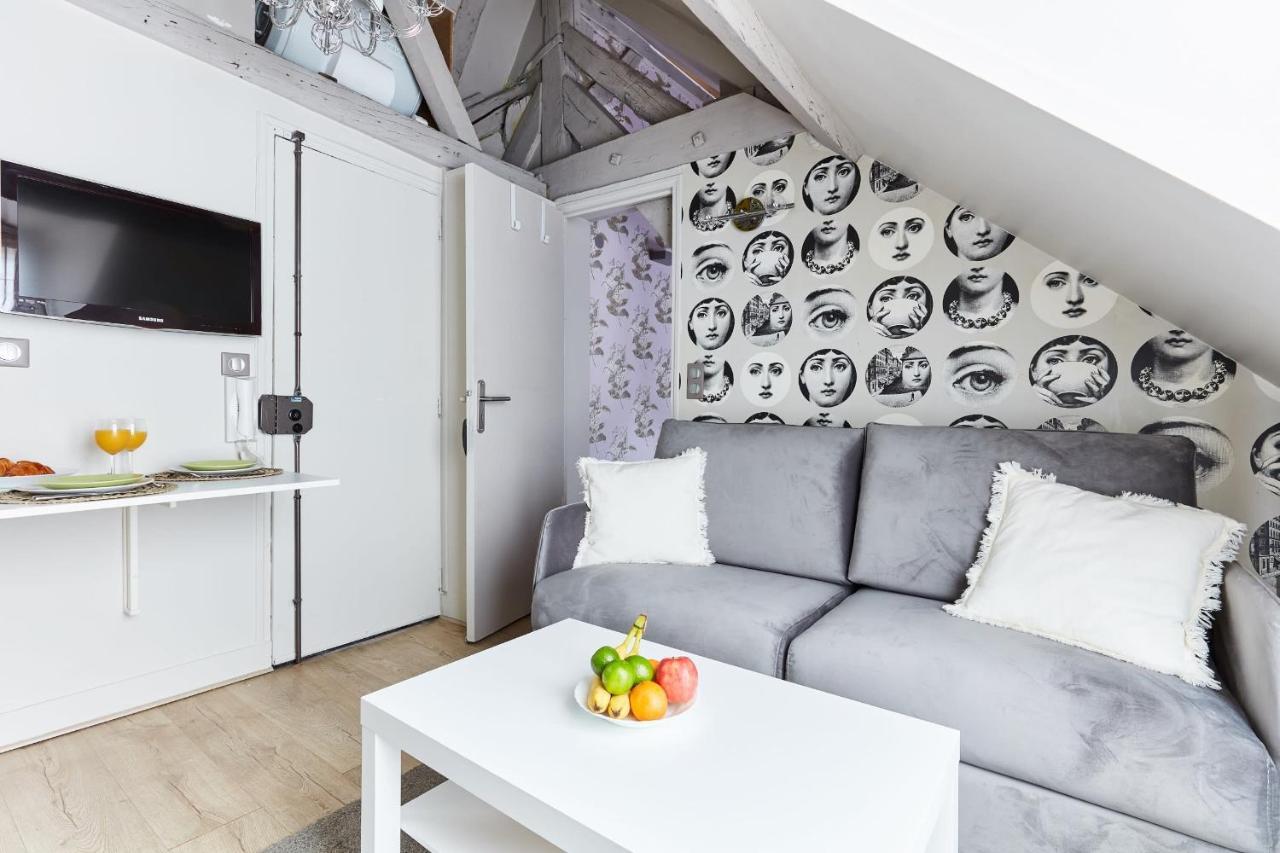 باريس Francs Bourgeois - Le Marais City Apartment المظهر الخارجي الصورة