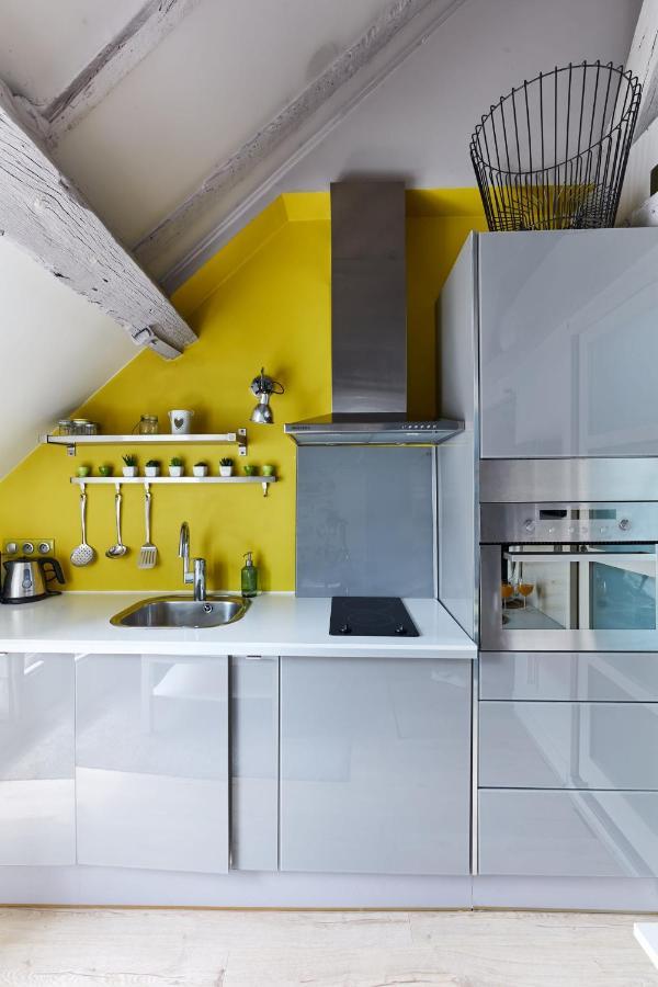 باريس Francs Bourgeois - Le Marais City Apartment المظهر الخارجي الصورة