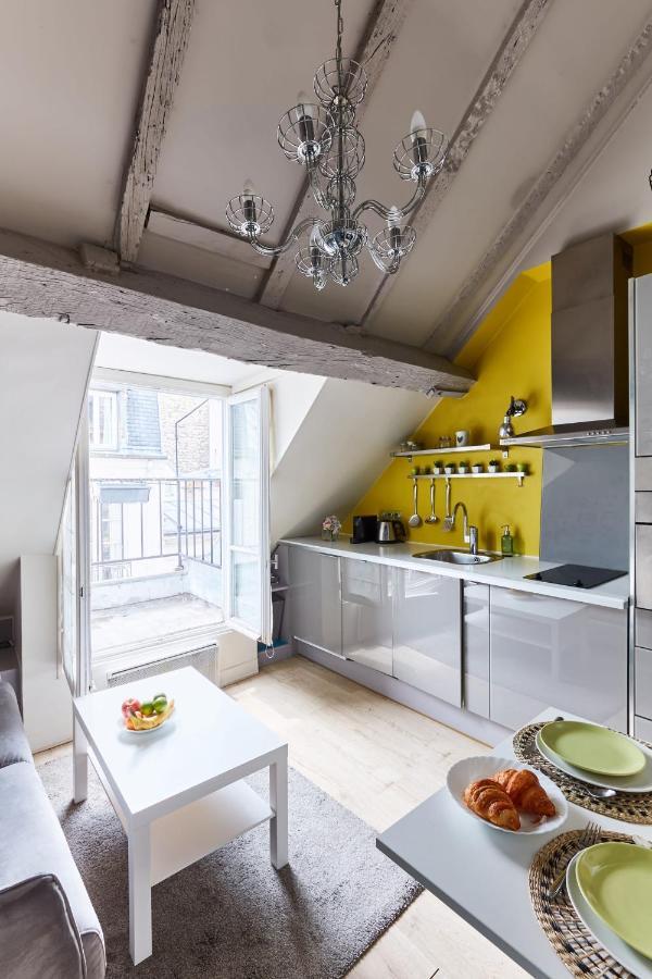 باريس Francs Bourgeois - Le Marais City Apartment المظهر الخارجي الصورة