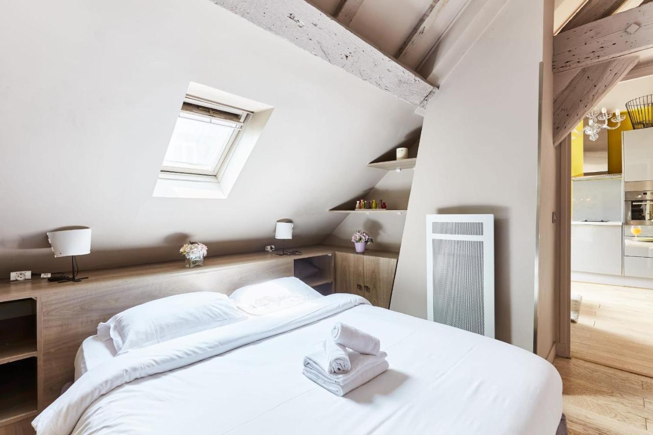 باريس Francs Bourgeois - Le Marais City Apartment المظهر الخارجي الصورة
